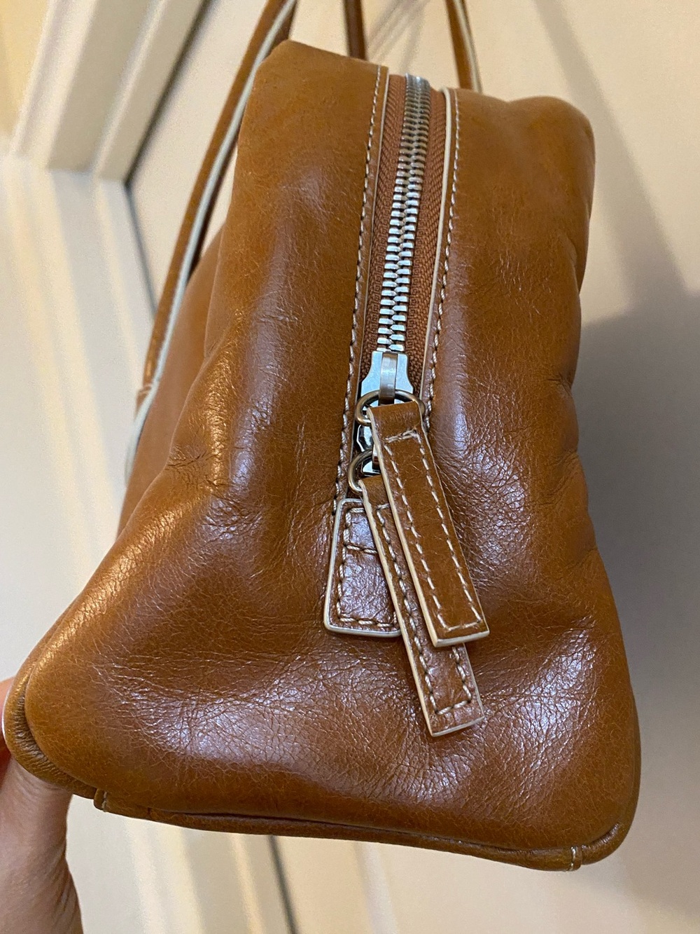 Like New Marge Sherwood brown Soft Boston bag - Picture 6 of 12